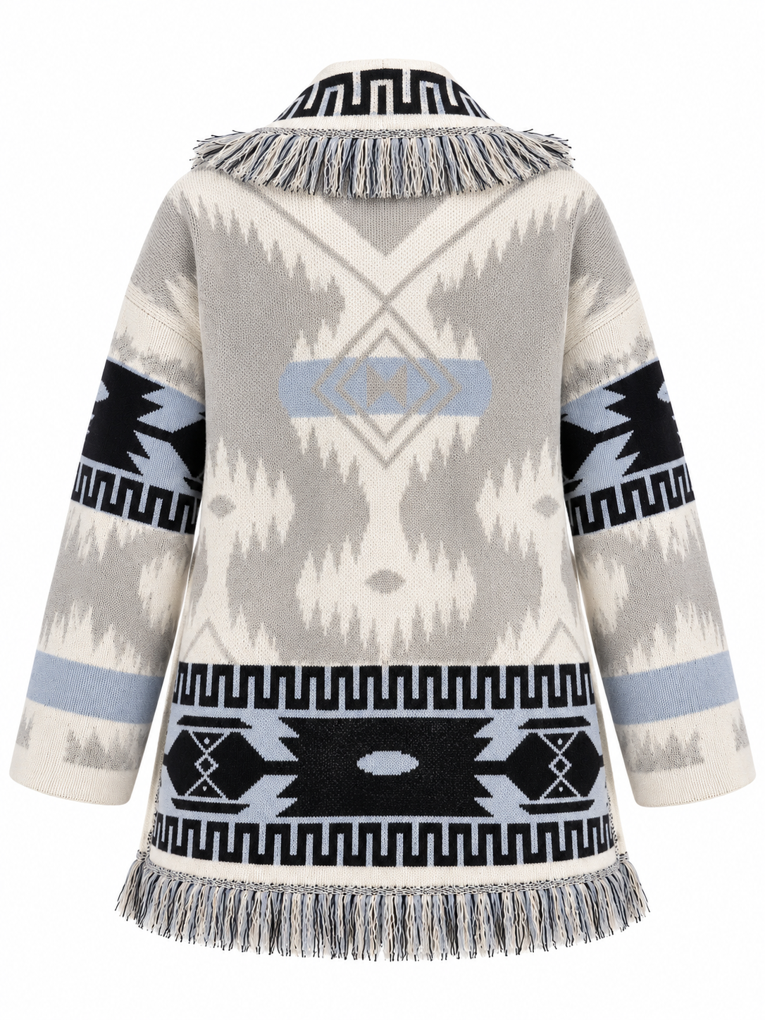 BLUE JACQUARD